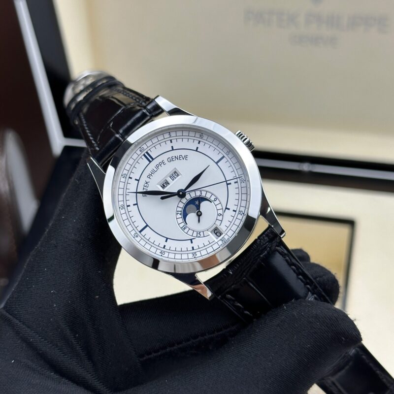 ĐỒNG HỒ PATEK PHILIPPE COMPLICATIONS 5396G-011 MẶT SỐ TRẮNG REPLICA 1:1