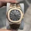 ĐỒNG HỒ PATEK PHILIPPE NAUTILUS 5711/1R MẶT SỐ ĐEN REPLICA 1:1 NHÀ MÁY 3K