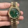 ĐỒNG HỒ ROLEX DAY-DATE GREEN DIAL SUPER FAKE 1:1 GM FACTORY