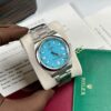 ĐỒNG HỒ ROLEX OYSTER PERPETUAL 124300 MẶT SỐ XANH BĂNG REP 1:1 KING FACTORY