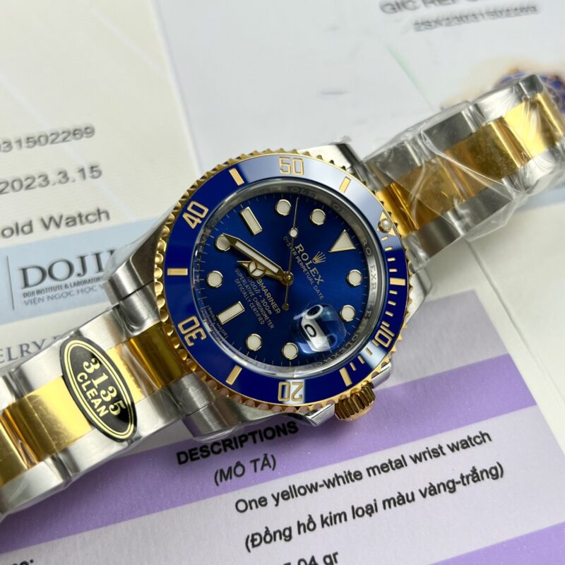 ĐỒNG HỒ ROLEX SUBMARINER 126613LB-0005 BỌC VÀNG 18K CLEAN FACTORY 40MM