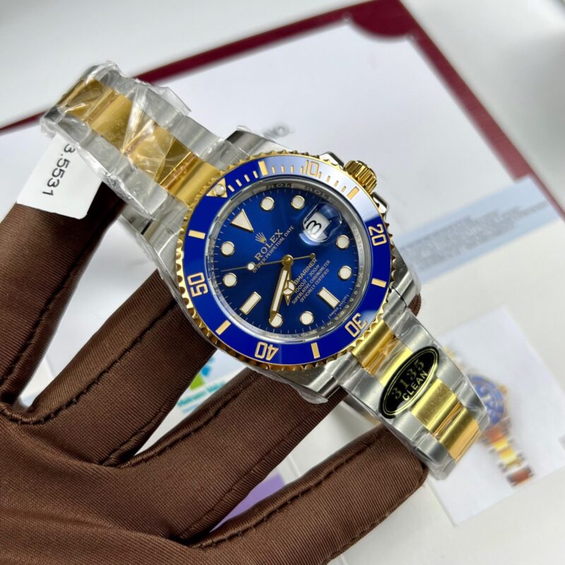 ĐỒNG HỒ ROLEX SUBMARINER 126613LB-0005 BỌC VÀNG 18K CLEAN FACTORY 40MM