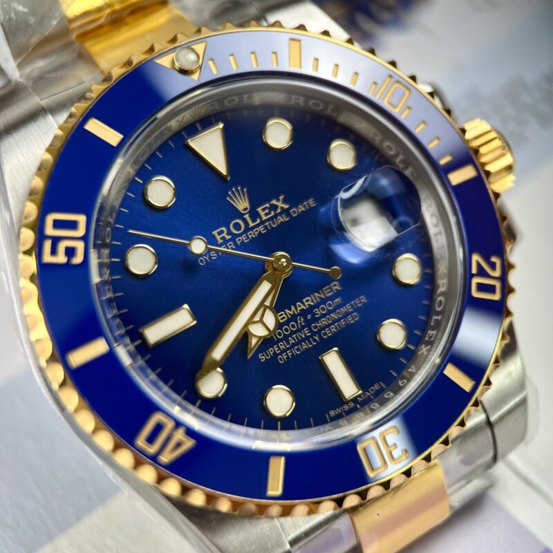 ĐỒNG HỒ ROLEX SUBMARINER 126613LB-0005 BỌC VÀNG 18K CLEAN FACTORY 40MM