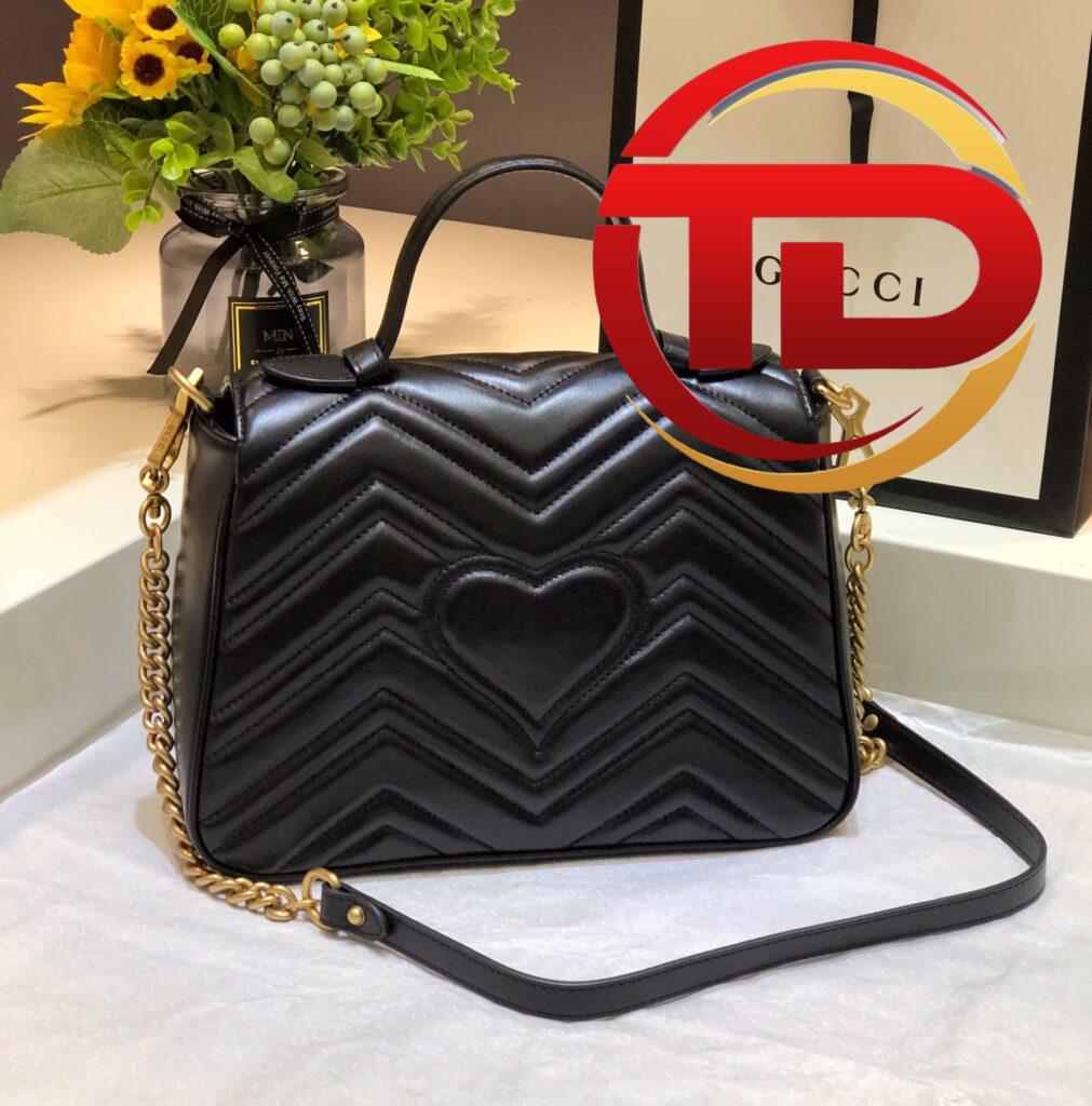 TÚI GUCCI MARMONT TOP HANDLE BAG SIÊU CẤP MÀU ĐEN