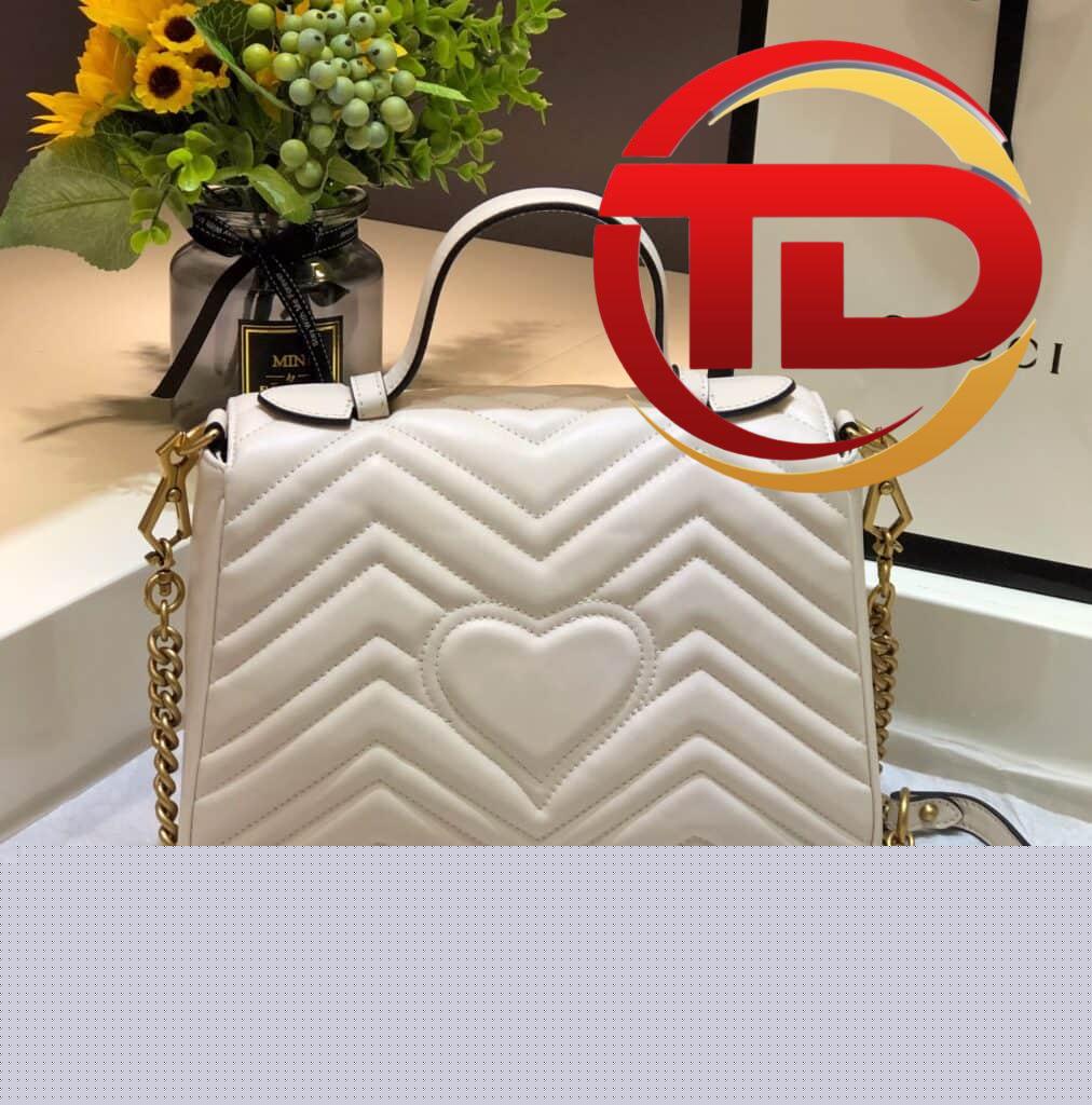 TÚI GUCCI MARMONT TOP HANDLE BAG SIÊU CẤP MÀU TRẮNG