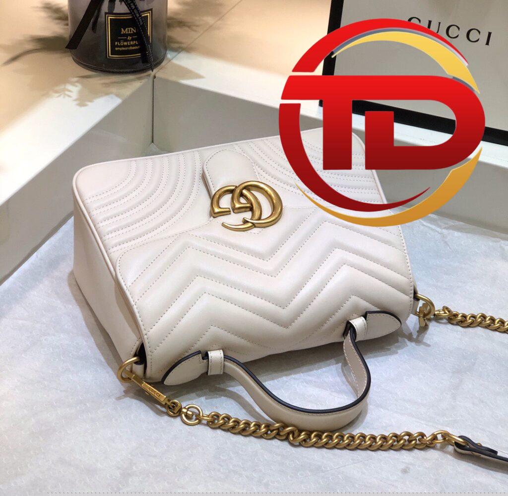 TÚI GUCCI MARMONT TOP HANDLE BAG SIÊU CẤP MÀU TRẮNG