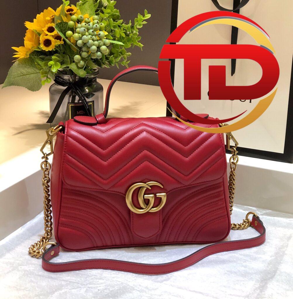 TÚI GUCCI MARMONT TOP HANDLE BAG SIÊU CẤP MÀU ĐỎ