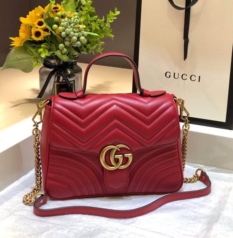 TÚI GUCCI MARMONT TOP HANDLE BAG SIÊU CẤP MÀU ĐỎ