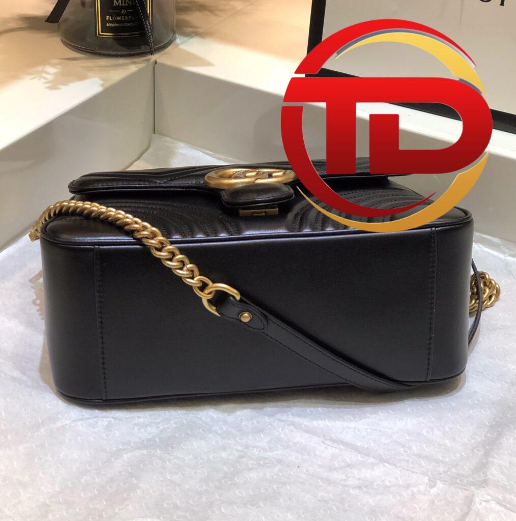 TÚI GUCCI MARMONT TOP HANDLE BAG SIÊU CẤP MÀU ĐEN