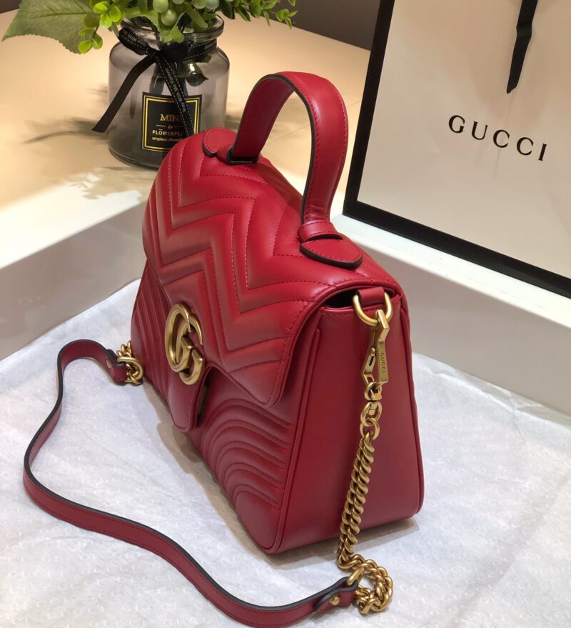 TÚI GUCCI MARMONT TOP HANDLE BAG SIÊU CẤP MÀU ĐỎ
