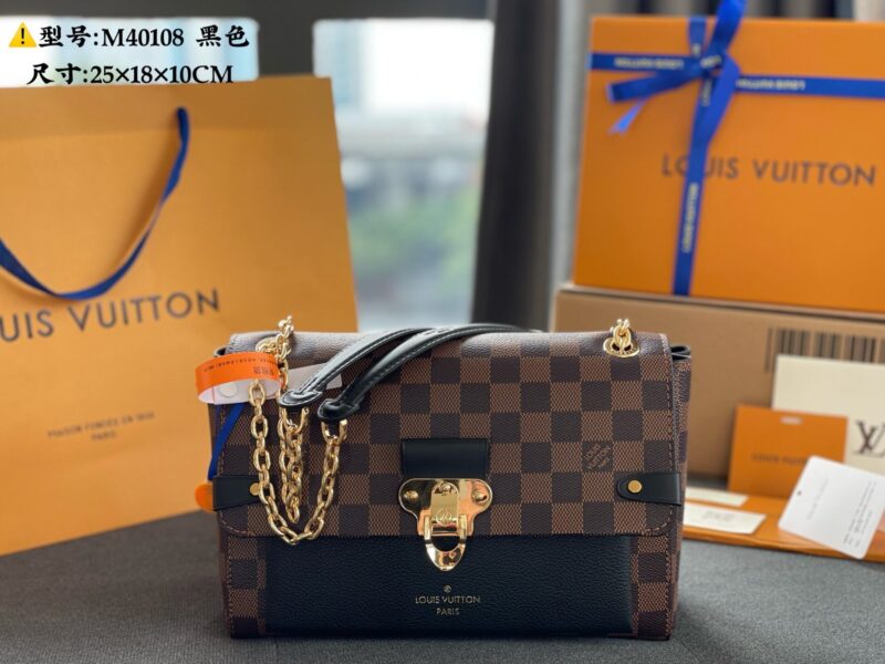 TÚI LV LOUIS VUITTON VAVIN PM DAMIER EBENE BLACK REPLICA