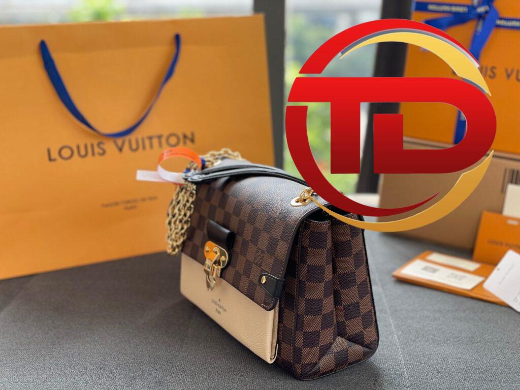 TÚI LV LOUIS VUITTON VAVIN PM DAMIER EBENE BEIGE REPLICA