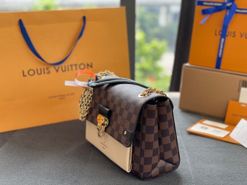 TÚI LV LOUIS VUITTON VAVIN PM DAMIER EBENE BEIGE REPLICA
