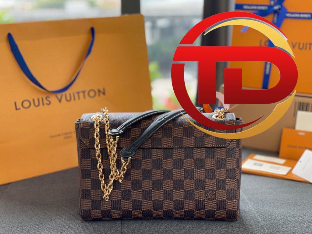 TÚI LV LOUIS VUITTON VAVIN PM DAMIER EBENE BEIGE REPLICA