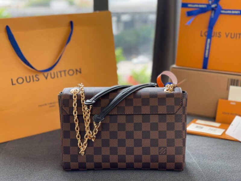 TÚI LV LOUIS VUITTON VAVIN PM DAMIER EBENE BEIGE REPLICA