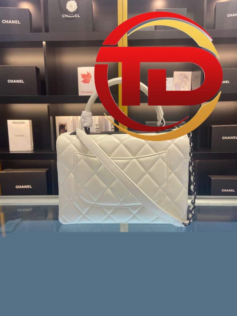 TÚI XÁCH CHANEL TRENDY SIÊU CẤP DA BÓNG MÀU TRẮNG