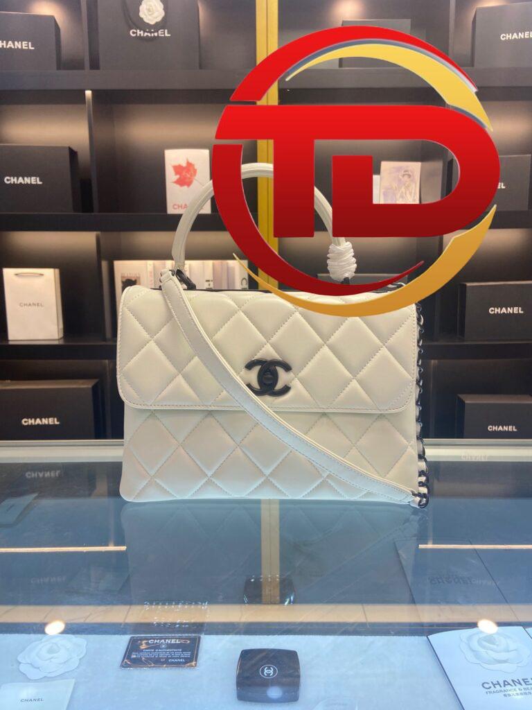 TÚI XÁCH CHANEL TRENDY SIÊU CẤP DA BÓNG MÀU TRẮNG