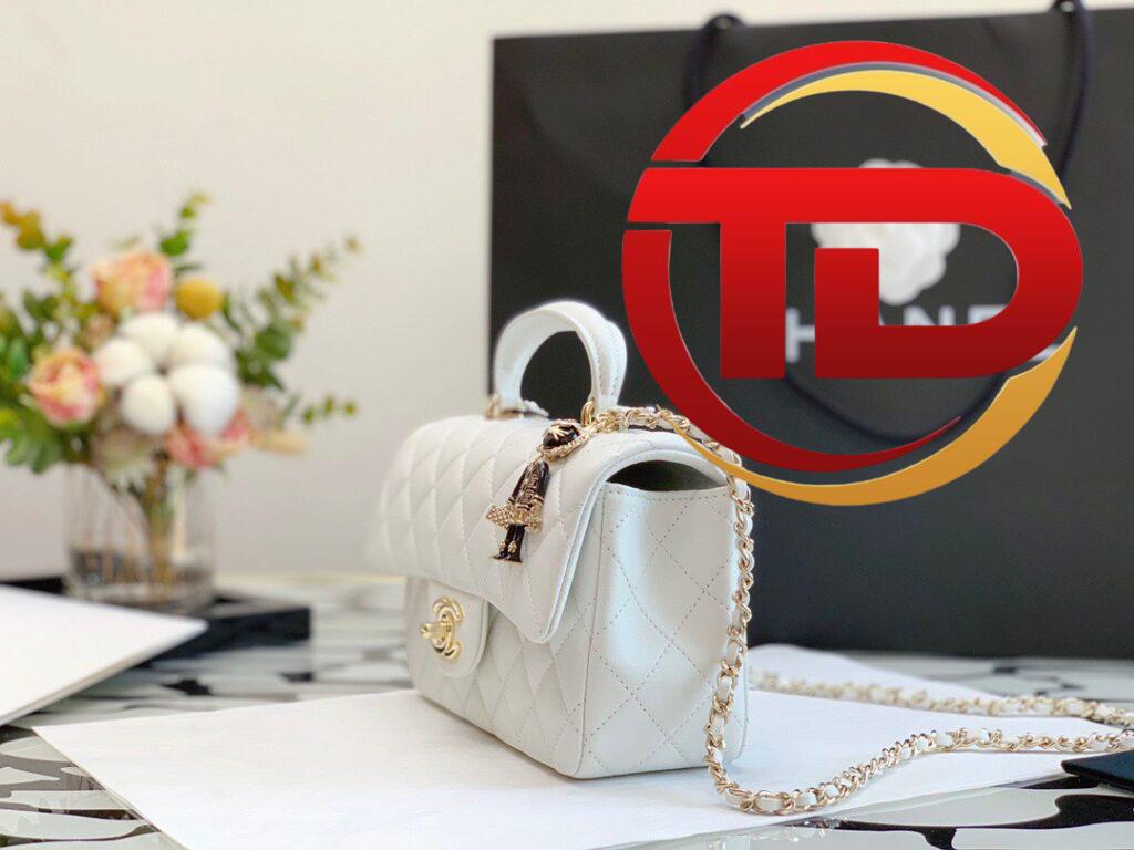 TÚI CHANEL TOP HANDLE MINI FLAP BAG C20 REPLICA