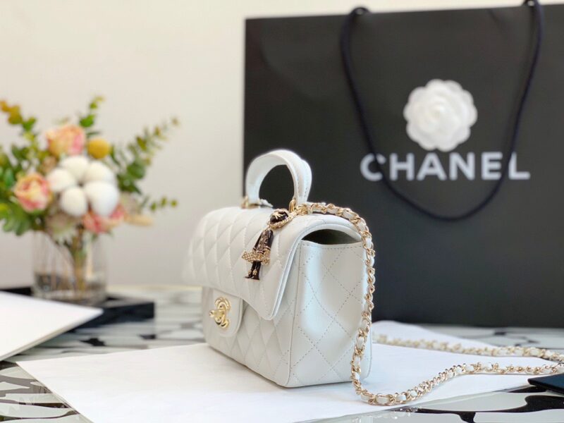 TÚI CHANEL TOP HANDLE MINI FLAP BAG C20 REPLICA