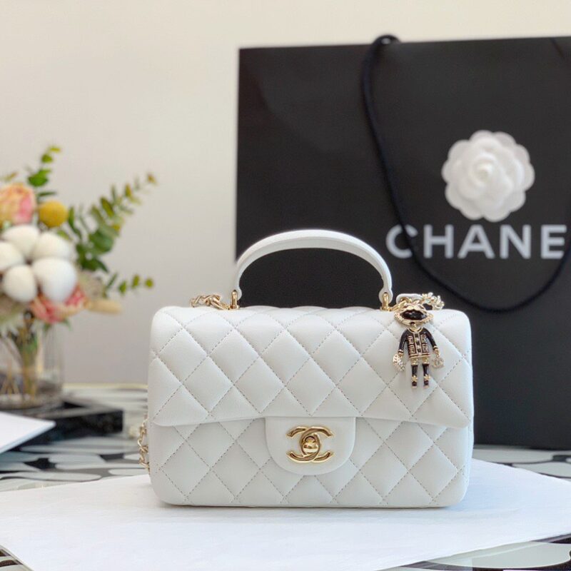 TÚI CHANEL TOP HANDLE MINI FLAP BAG C20 REPLICA