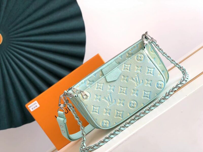 TÚI LV LOUIS VUITTON MULTI POCHETTE SIÊU CẤP MÀU XANH