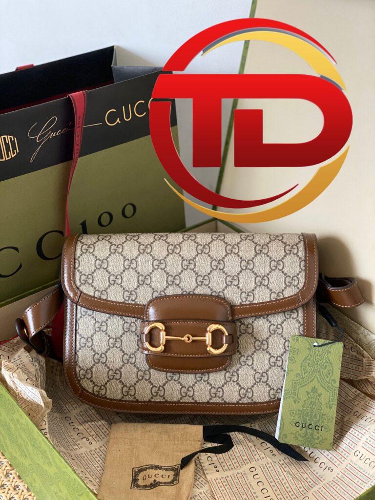 TÚI GUCCI HORSEBIT 1955 SMALL BAG SIÊU CẤP MÀU NÂU