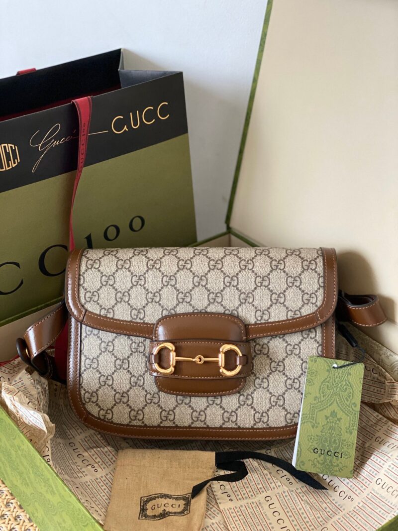 TÚI GUCCI HORSEBIT 1955 SMALL BAG SIÊU CẤP MÀU NÂU