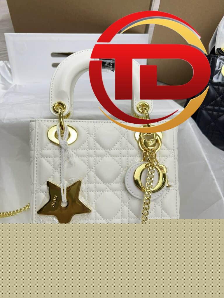 TÚI XÁCH LADY DIOR MINI SIZE NGUYÊN BẢN TAG VÀNG