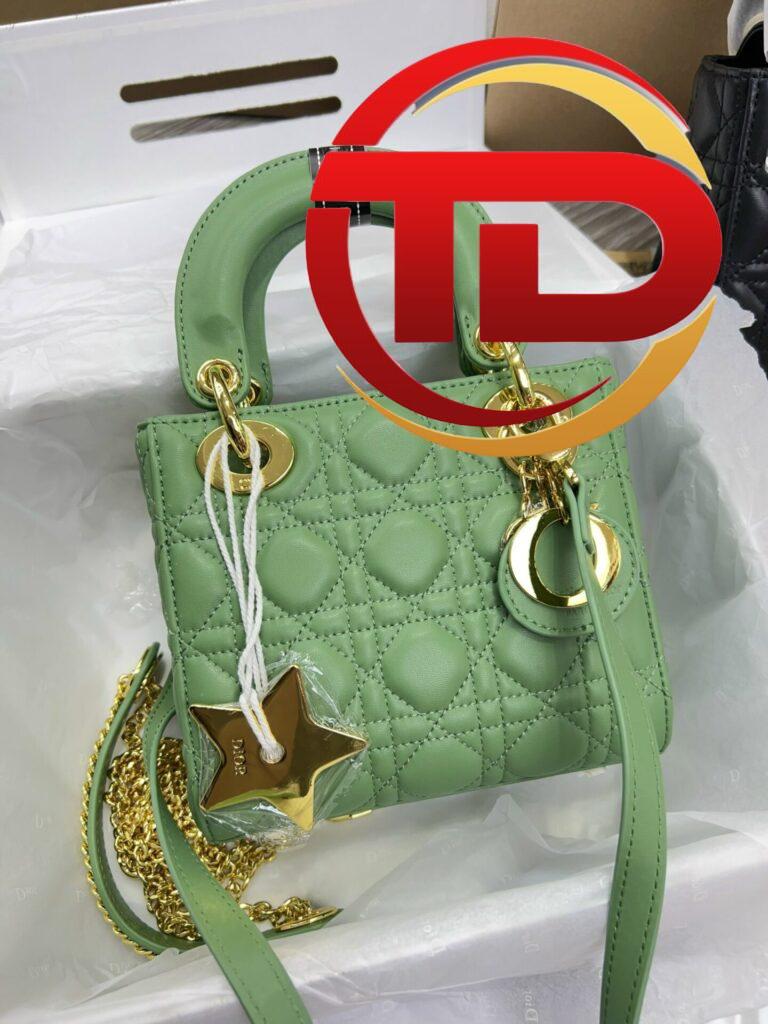 TÚI XÁCH LADY DIOR MINI SIZE NGUYÊN BẢN TAG VÀNG