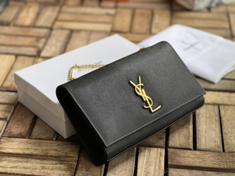 TÚI YSL SAINT LAURENT KATE MEDIUM CHAIN BAG SUPER ĐEN