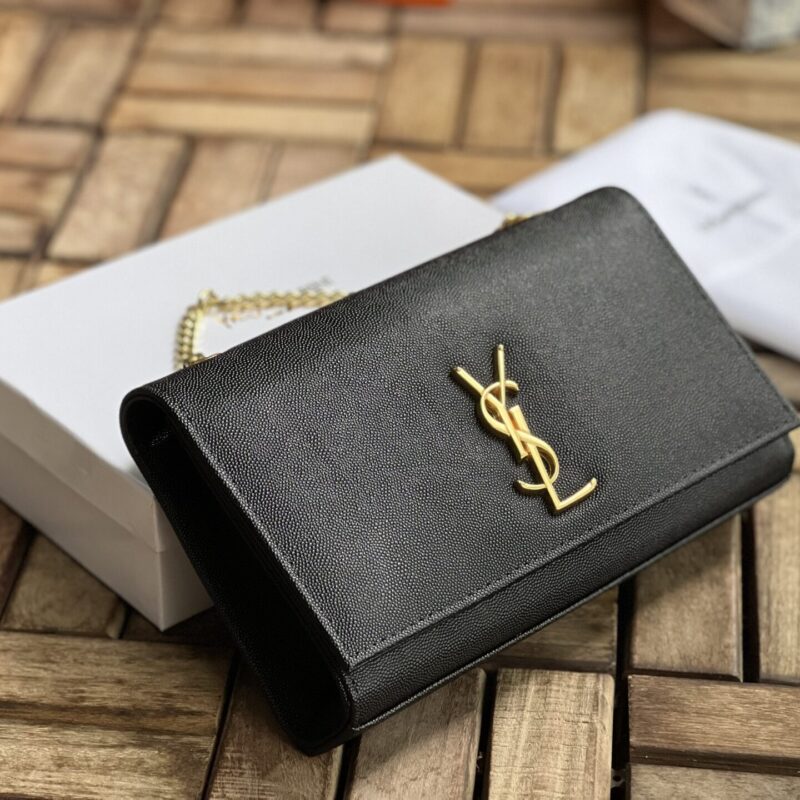 TÚI YSL SAINT LAURENT KATE MEDIUM CHAIN BAG SUPER ĐEN