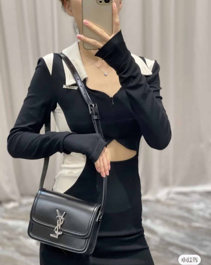 TÚI YSL SAINT LAURENT SOLFERINO SMALL SATCHEL NGUYÊN BẢN