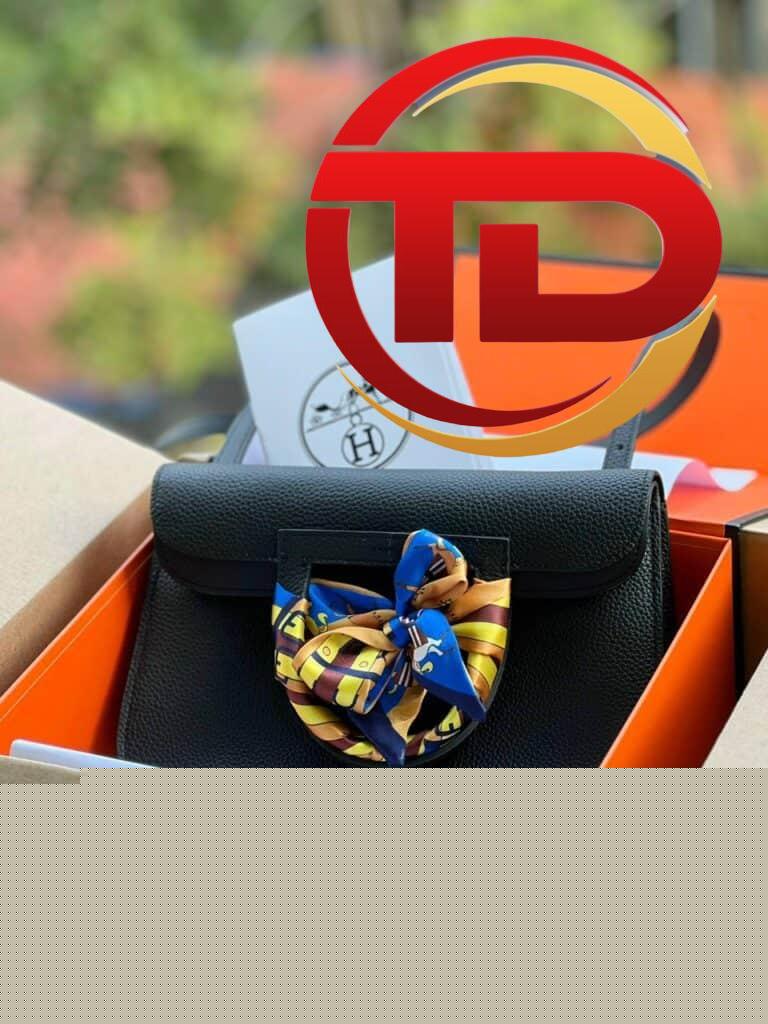 TÚI XÁCH HERMES HALZAN 25 BAG NGUYÊN BẢN MÀU ĐEN
