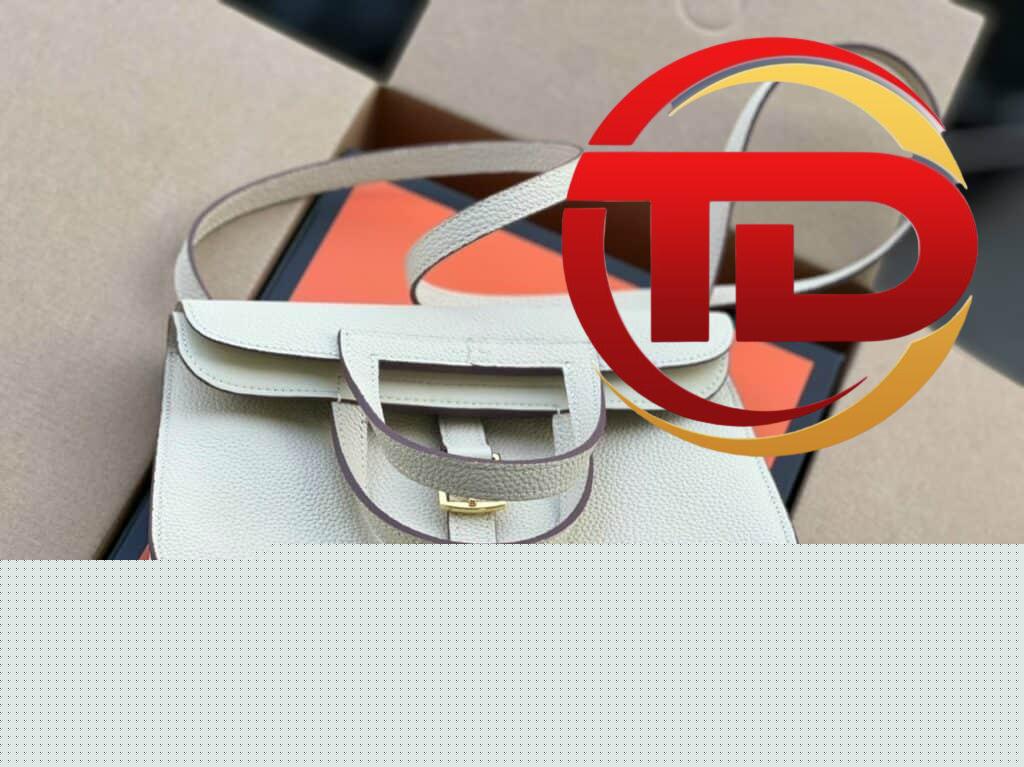TÚI XÁCH HERMES HALZAN 25 BAG NGUYÊN BẢN MÀU TRẮNG