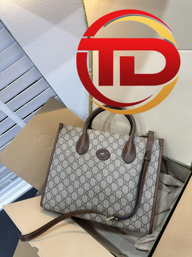 TÚI XÁCH GUCCI GG SMALL TOTE BAG NGUYÊN BẢN