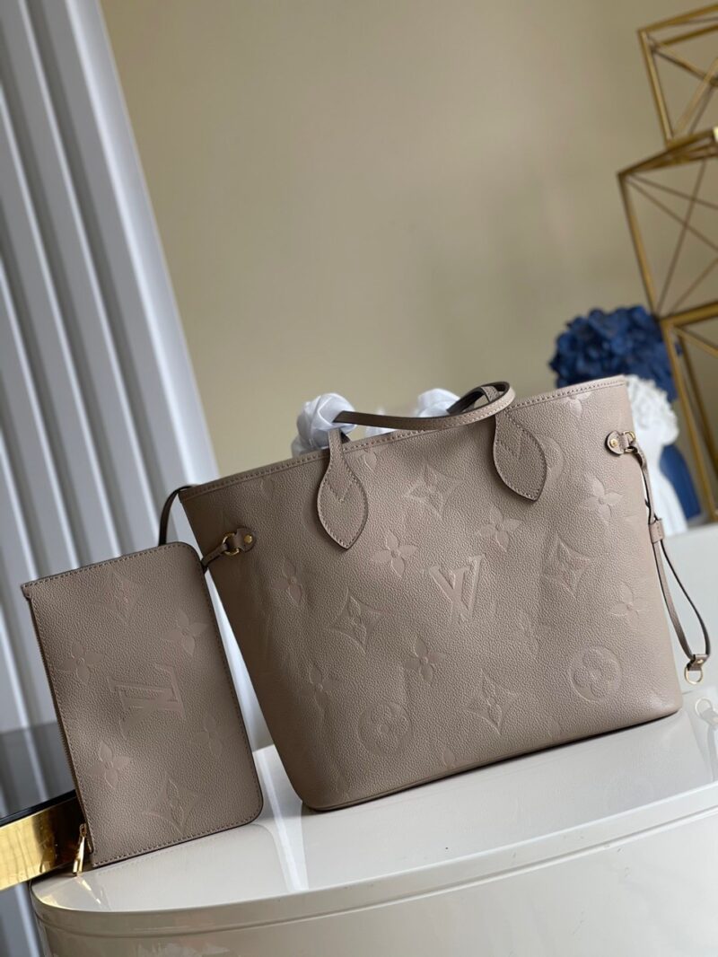 TÚI LV LOUIS VUITTON NEVERFULL MM TOTE BAG SIÊU CẤP MÀU BEIGE