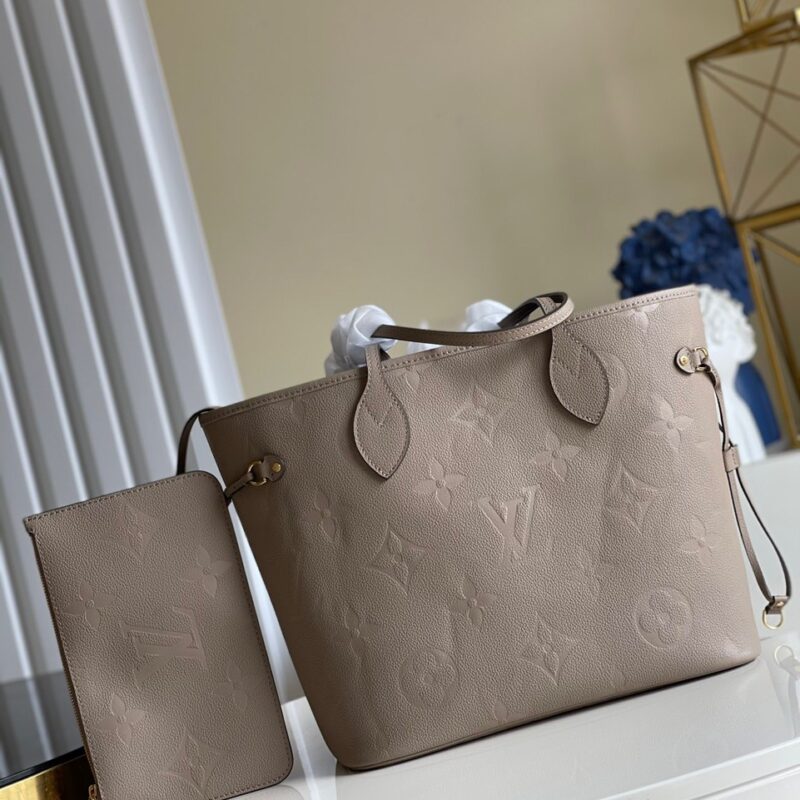 TÚI LV LOUIS VUITTON NEVERFULL MM TOTE BAG SIÊU CẤP MÀU BEIGE