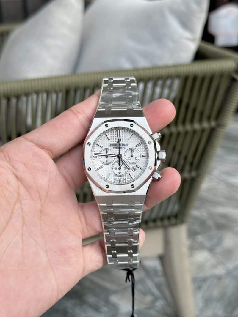 ĐỒNG HỒ AUDEMARS PIGUET ROYAL OAK 26320ST CHRONOGRAPH MẶT TRẮNG REPLICA
