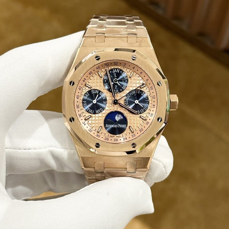 ĐỒNG HỒ AUDEMARS PIGUET ROYAL OAK 26584OR MÀU VÀNG HỒNG REPLICA 41MM