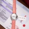 CARTIER BALLON BLEU NỮ CHẾ TÁC VIỀN KIM CƯƠNG TỰ NHIÊN REPLICA CAO CẤP 33MM