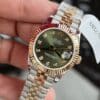 ĐỒNG HỒ NỮ ROLEX DATEJUST 278273 BỌC VÀNG MẶT XANH Ô LIU CỌC SỐ ĐÍNH ĐÁ 31MM
