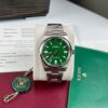 ĐỒNG HỒ ROLEX OYSTER PERPETUAL 124300 MẶT XANH LÁ REP 1:1 KING FACTORY 41MM