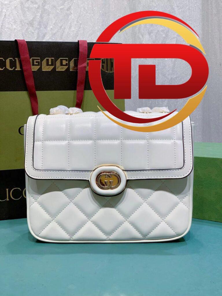 TÚI GUCCI DECO SMALL LEATHER SHOULDER BAG SUPER