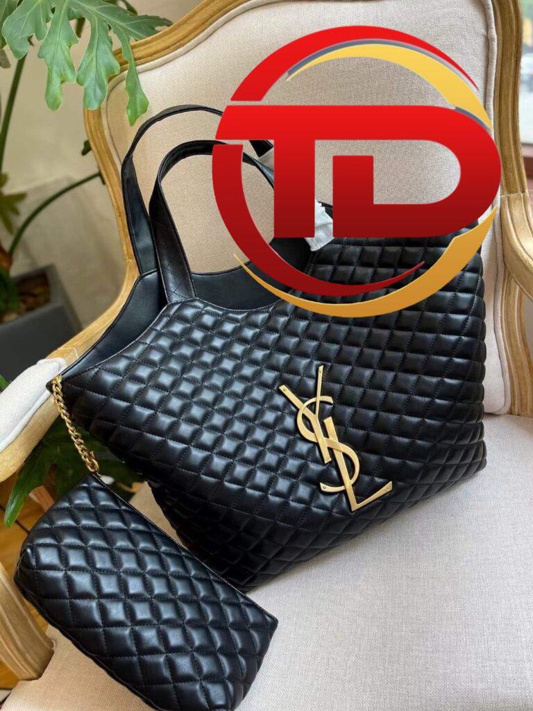 TÚI SAINT LAURENT YSL WOMEN ICARE MAXI SHOPPING BAG DA BÊ SUPER SIZE 36