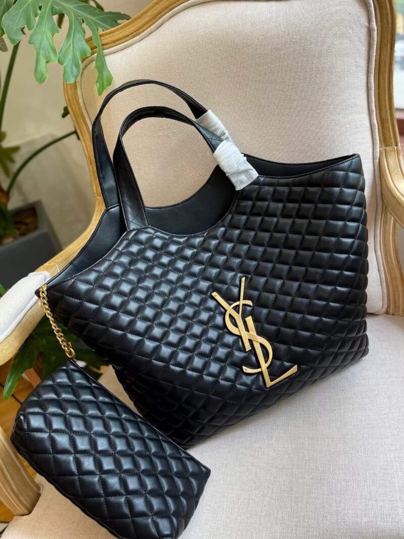 TÚI SAINT LAURENT YSL WOMEN ICARE MAXI SHOPPING BAG DA BÊ SUPER SIZE 36