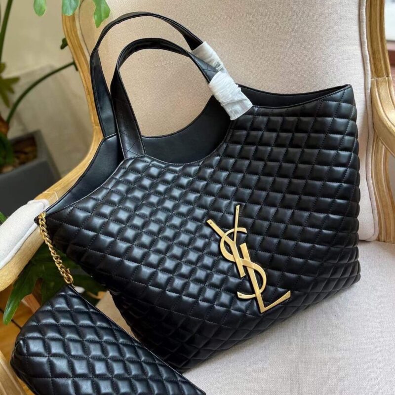 TÚI SAINT LAURENT YSL WOMEN ICARE MAXI SHOPPING BAG DA BÊ SUPER SIZE 36