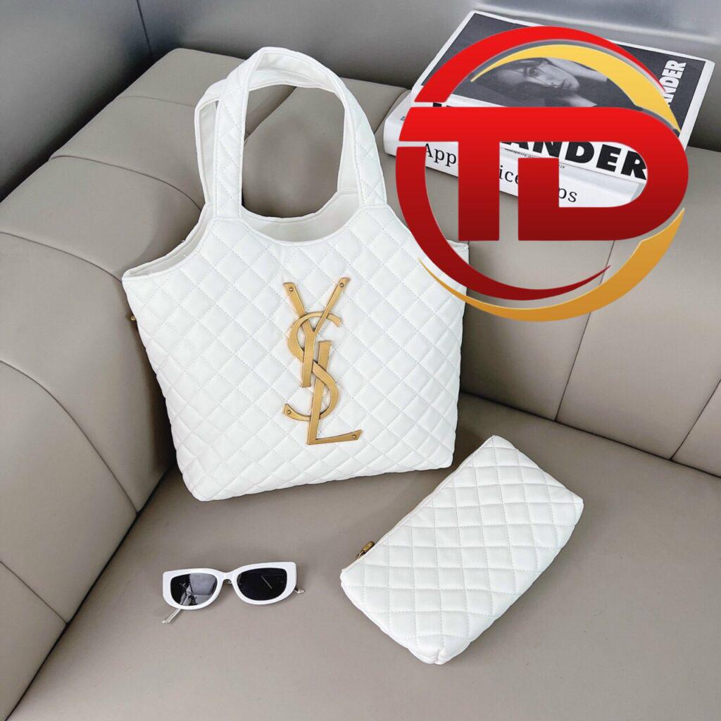 TÚI SAINT LAURENT YSL WOMEN ICARE MAXI SHOPPING BAG DA BÊ SUPER SIZE 28