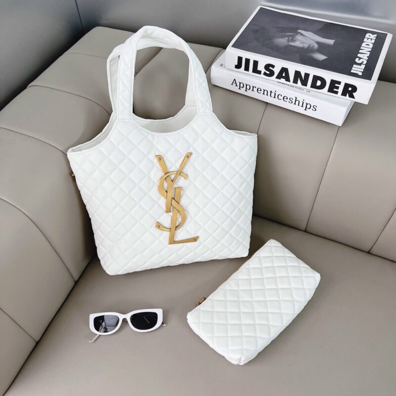 TÚI SAINT LAURENT YSL WOMEN ICARE MAXI SHOPPING BAG DA BÊ SUPER SIZE 28