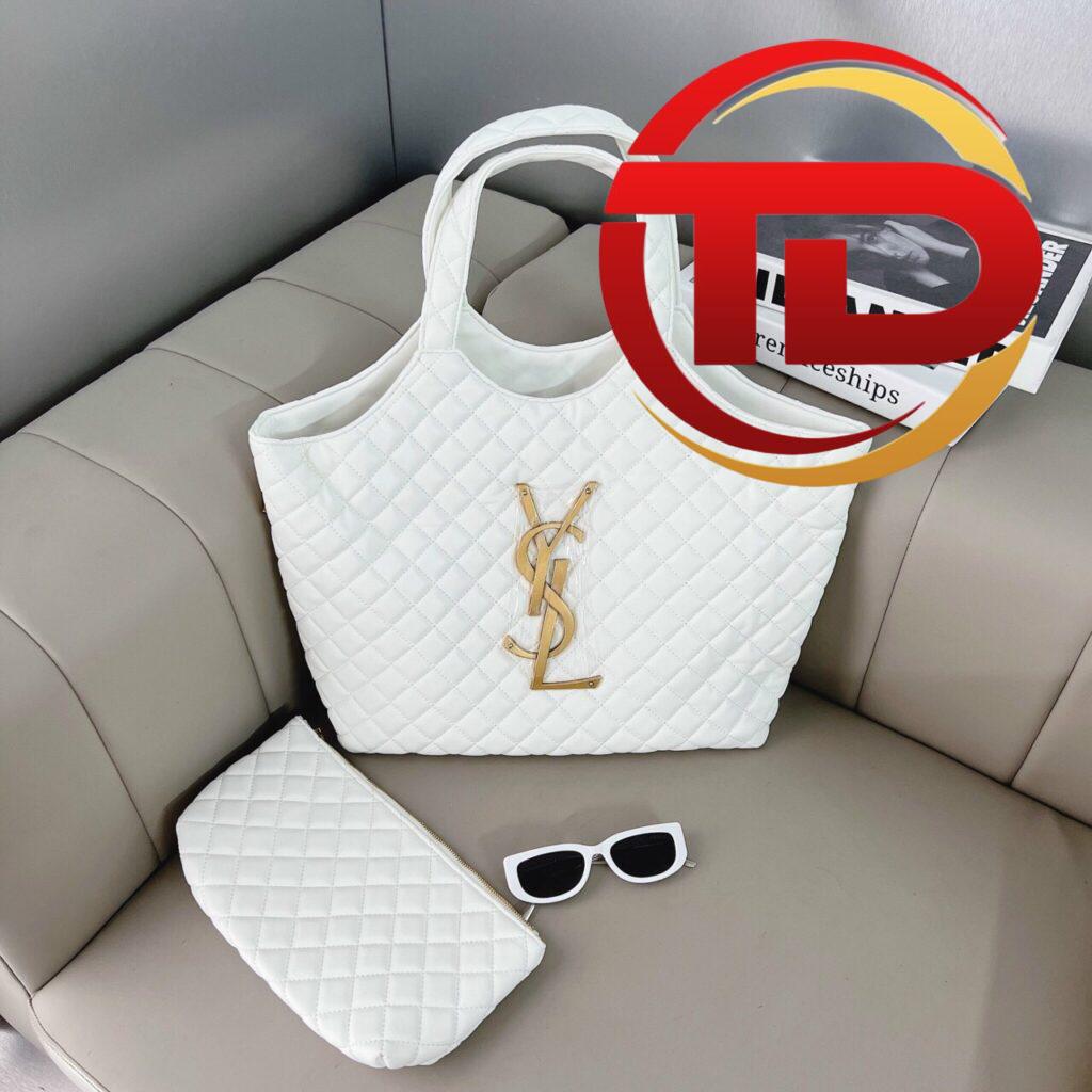 TÚI SAINT LAURENT YSL WOMEN ICARE MAXI SHOPPING BAG DA BÊ SUPER SIZE 36