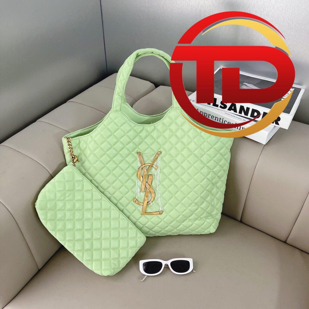 TÚI SAINT LAURENT YSL WOMEN ICARE MAXI SHOPPING BAG DA BÊ SUPER SIZE 36